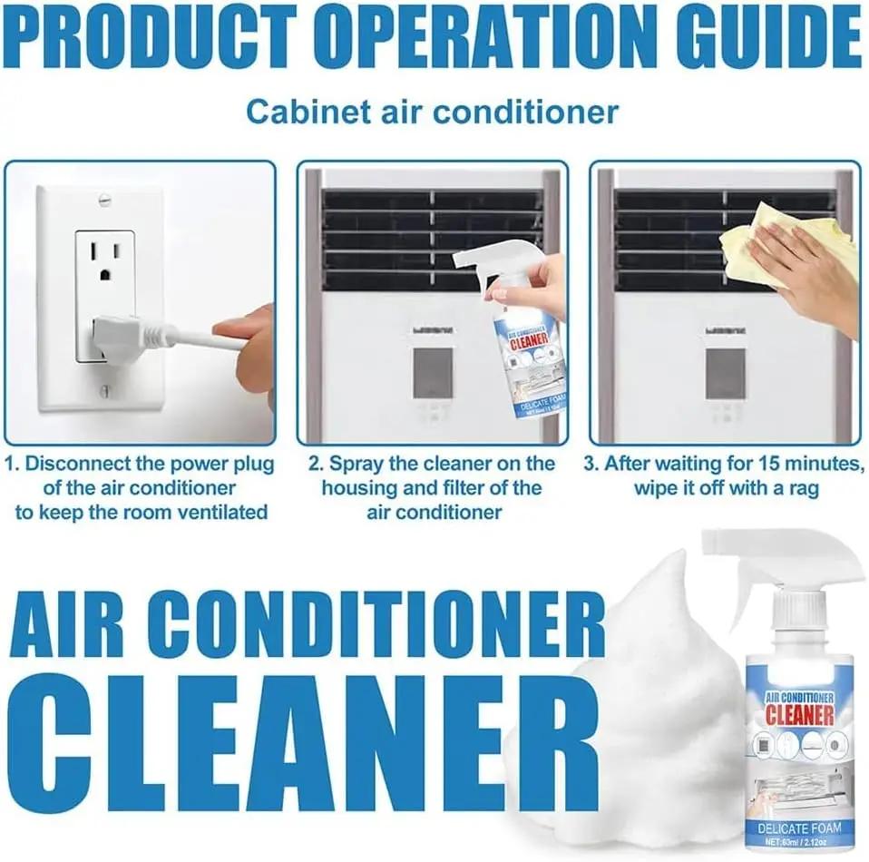 Kit de housse de nettoyage de climatiseur, 15 pièces, avec outils de nettoyage, sac de Protection ét