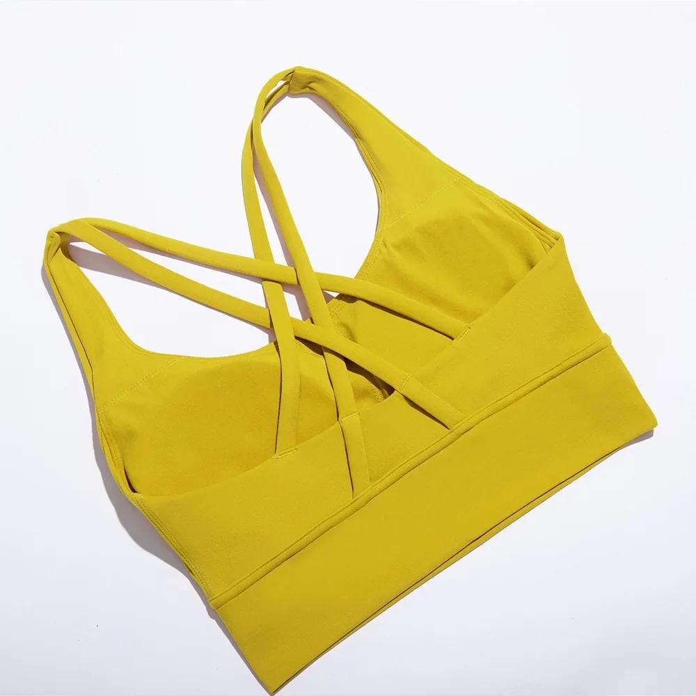 Soutien-gorge sport Push Up respirant - Nouvelle collection Yoga Fitness course à pied