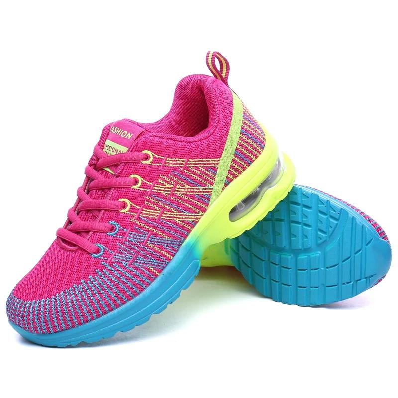 Baskets à plateforme respirantes pour femmes, chaussures de sport décontractées, confortables, surél