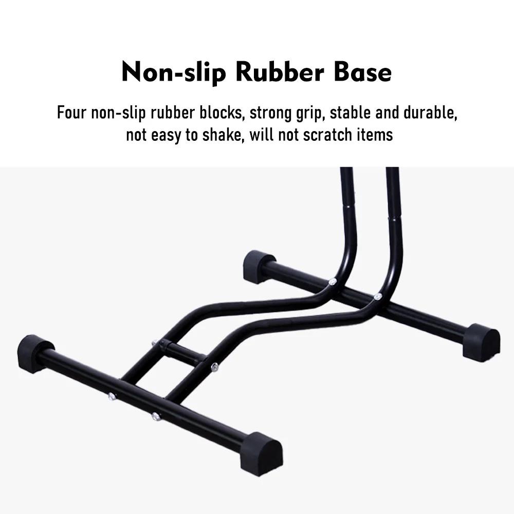 Support de vélo vertical 3 en 1, stationnement au sol de vélo T1, rangement de garage intérieur, sup