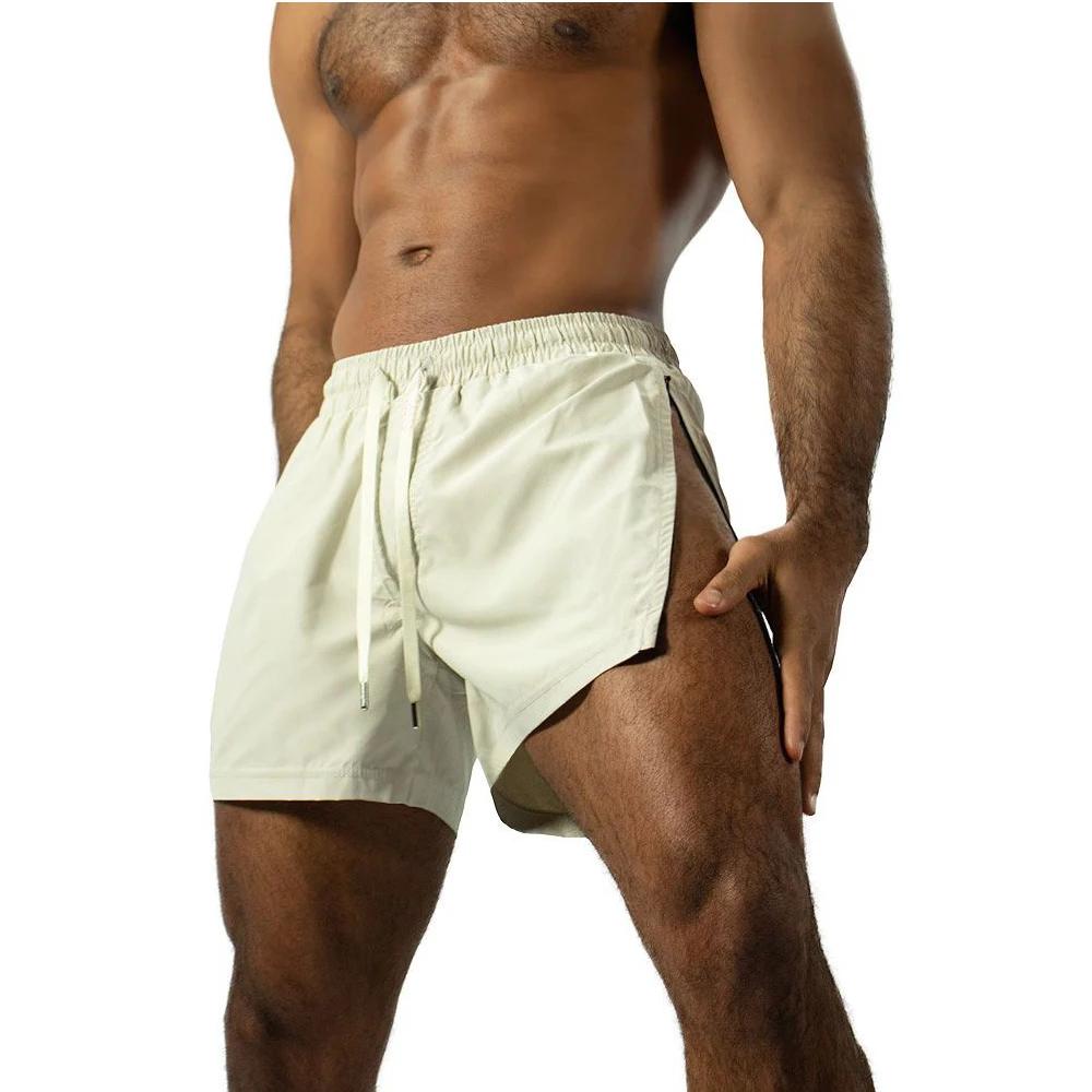 Short sport homme séchage rapide course gym - Pantalon fitness été plage fermeture éclair