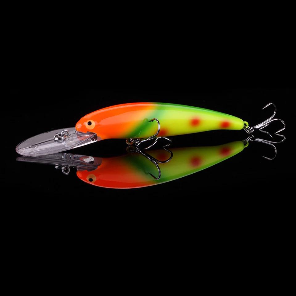 WALK FISH 1 pièces appât dur 115mm 11.6g qualité méné leurre de pêche manivelle Wobble profondeur 3-