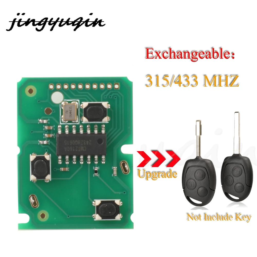 Jingyuqin – Circuit imprimé pour clé télécommande de voiture à 3 boutons, 315/433MHZ, interchangeabl