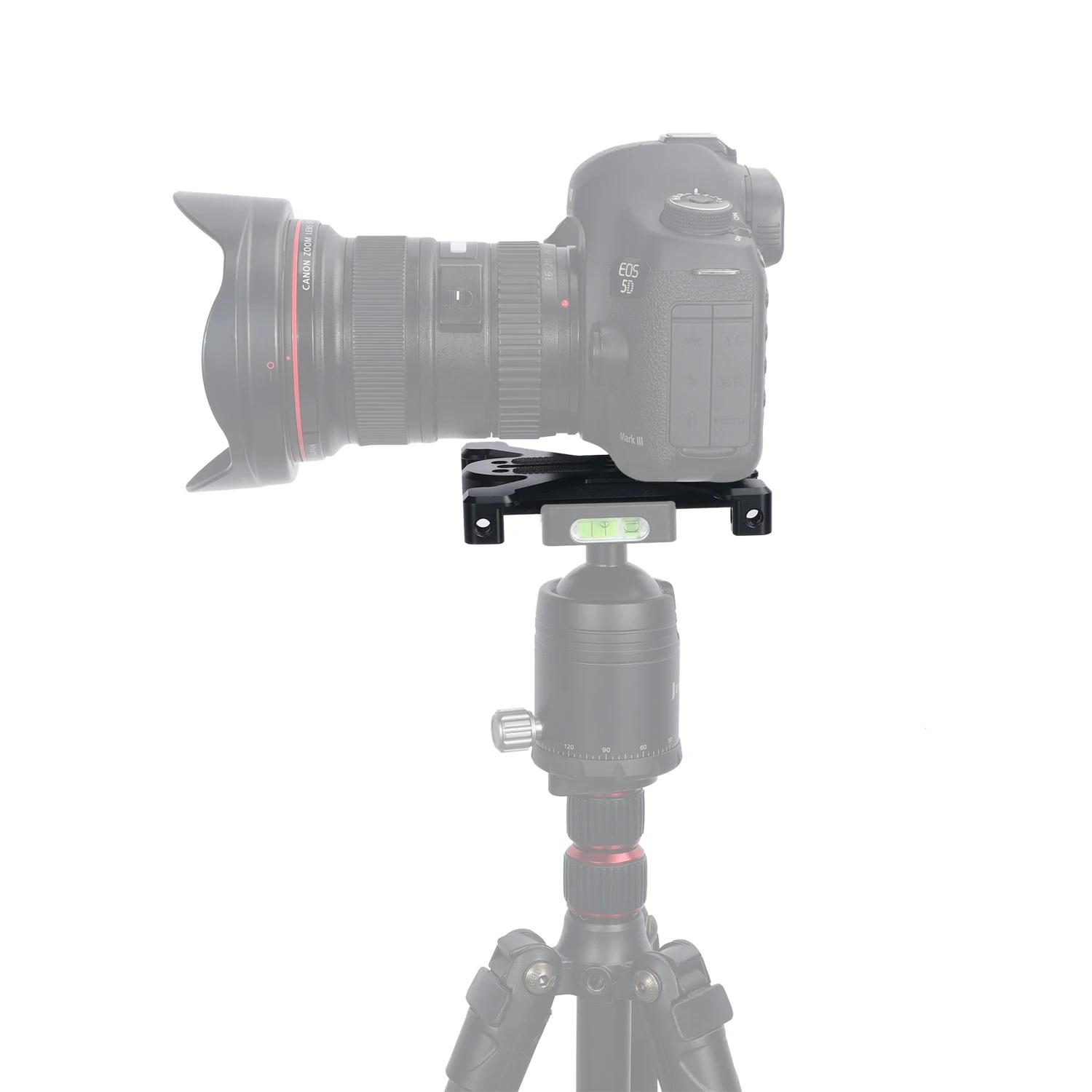 Niceyrig-Support de plaque de base quadrupède de type Arca pour appareil photo reflex numérique, pla