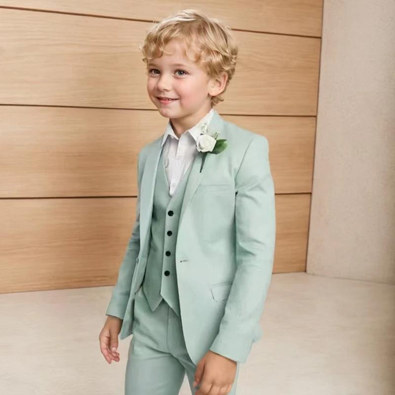 Ensemble de Costume pour garçons à la mode pour Costume de fête de mariage 3 pièces ensemble de Cost