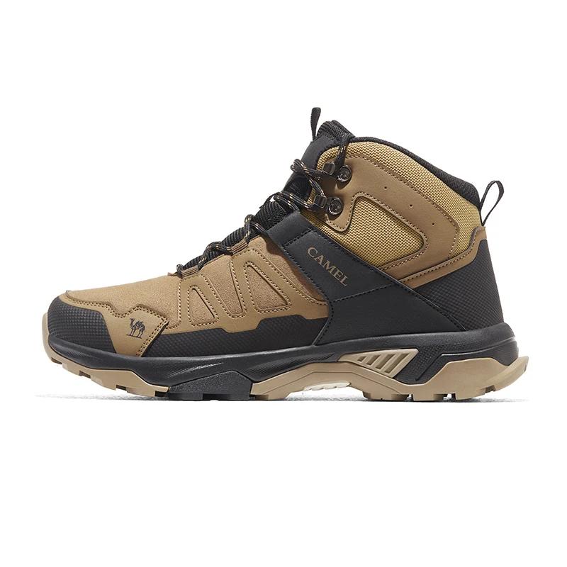 GOLDEN CAMEL-Chaussures de Randonnée en Plein Air pour Homme, Bottes d'Escalade Montantes Imperméabl