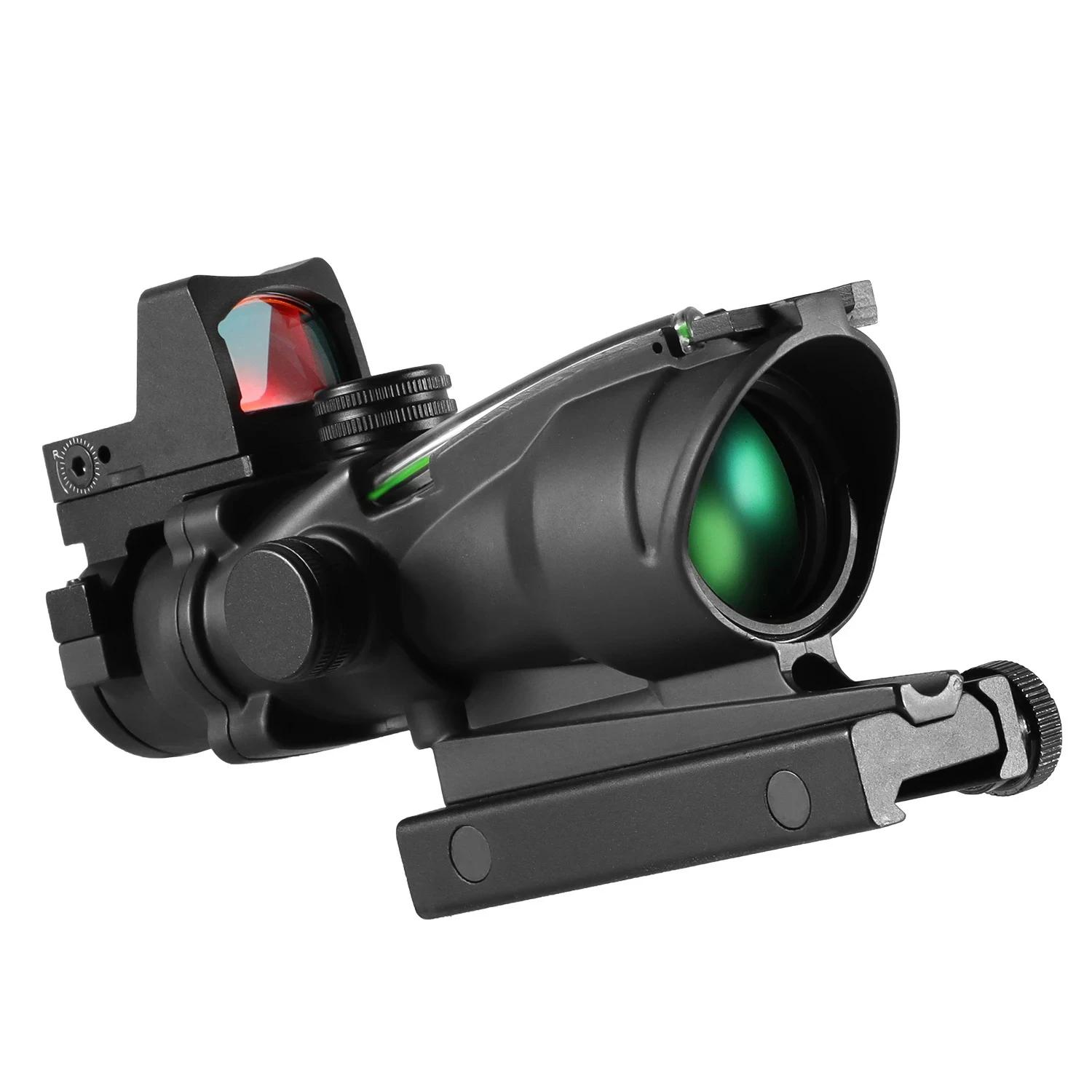 Portée tactique réglable à point rouge 4x32, 1x 4x, portée sur Rail de 20mm pour la chasse