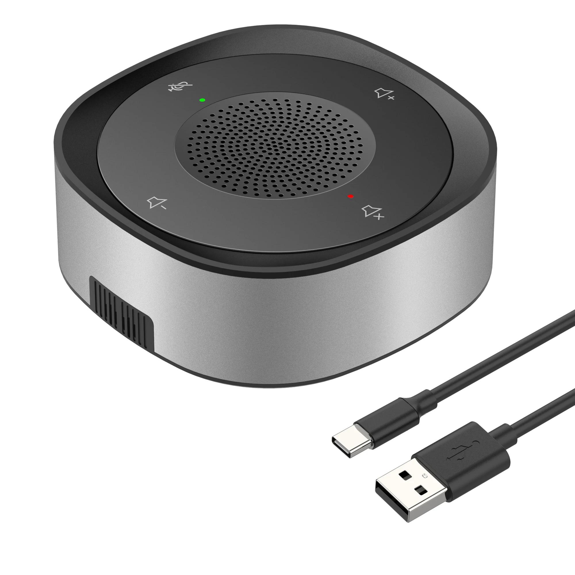 Haut-parleur de conférence USB, Microphone filaire, touche tactile, Omni, micro directionnel, PnP, p