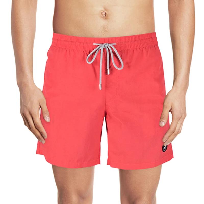 Maillot de bain pour hommes, maillot de bain solide, short de plage, avec poches, séchage rapide, po