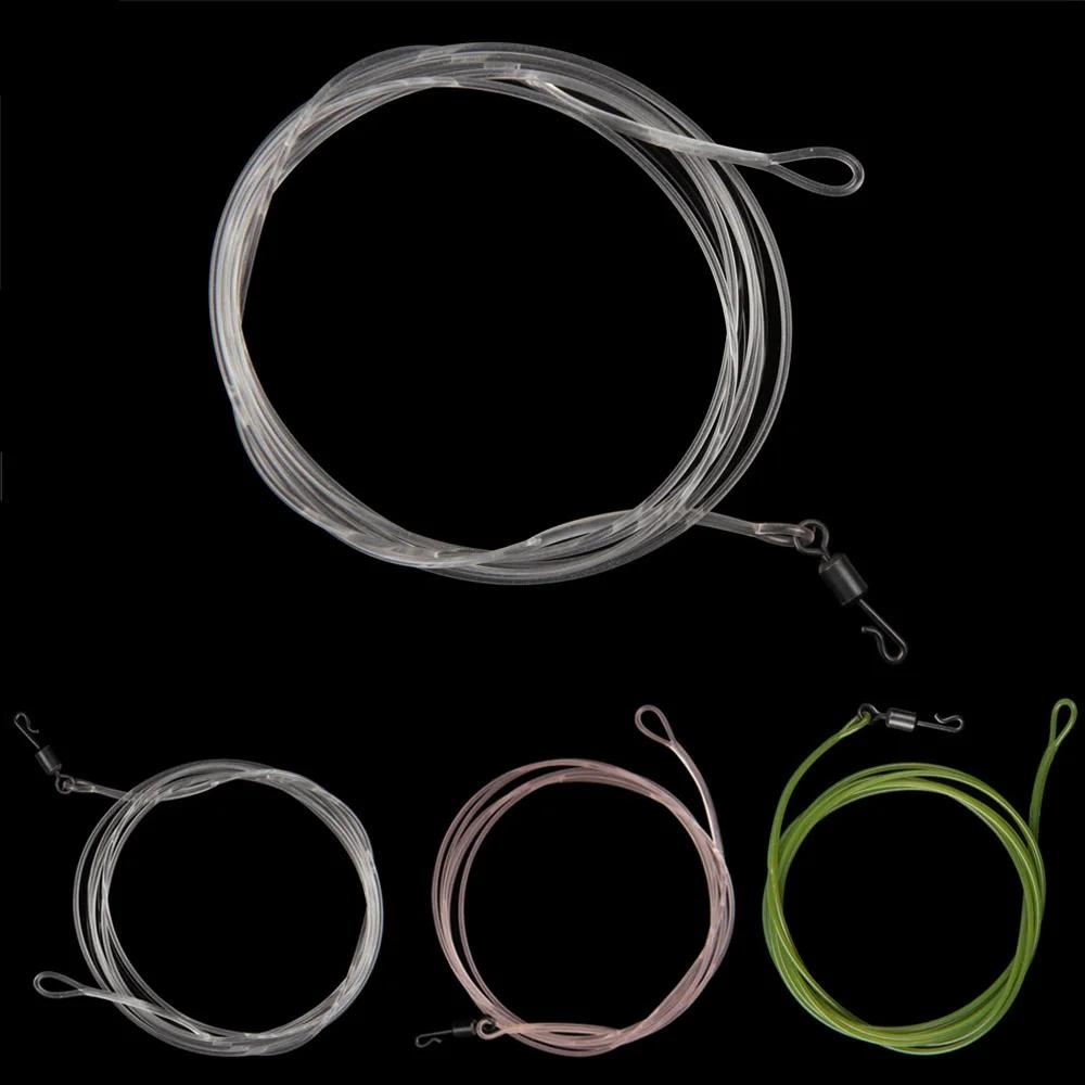 Ligne de Leader de pêche à la carpe en fluorocarbone, plate-forme de leader avec changement rapide d