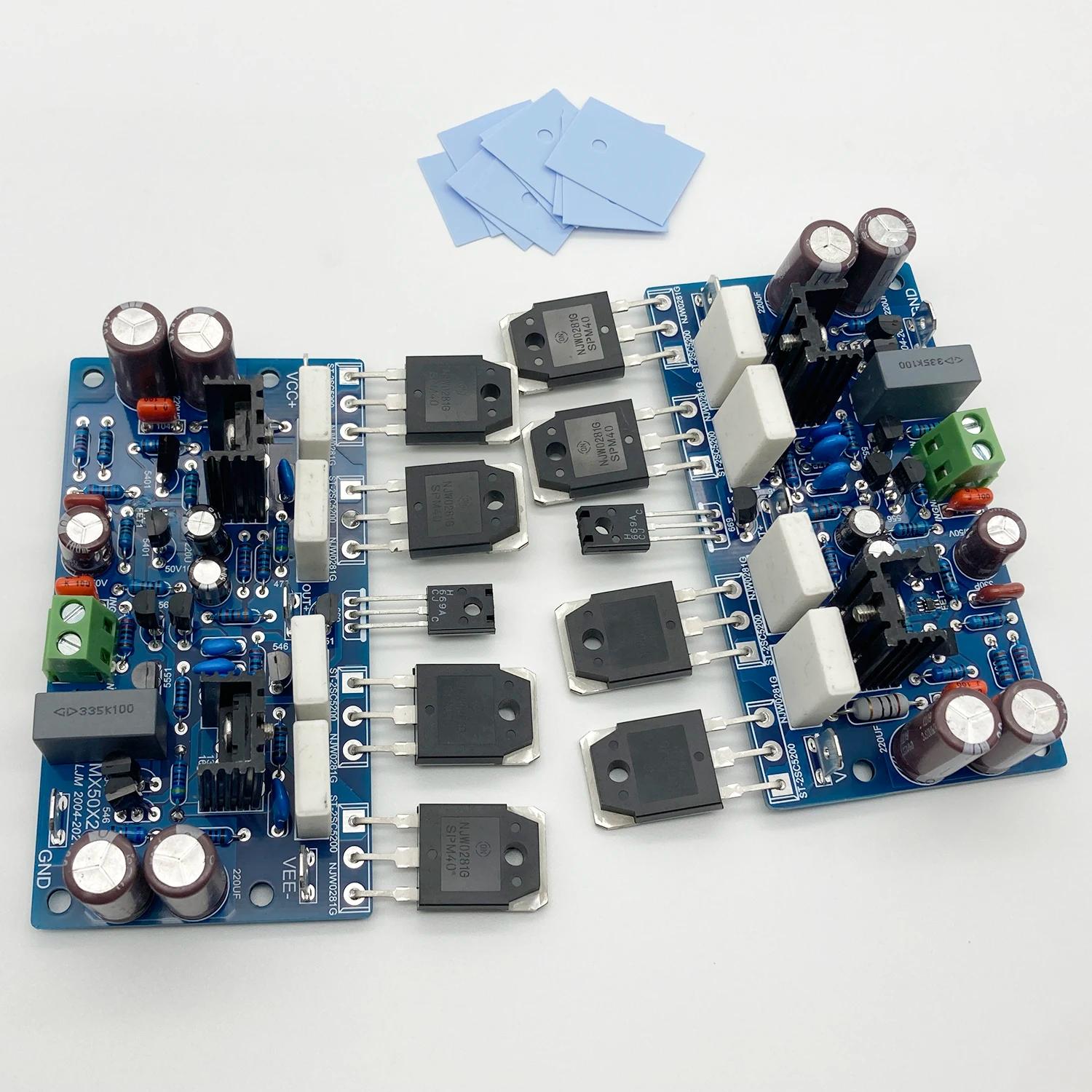 Carte d'amplificateur de puissance audio, amplificateurs stéréo HiFi, canaux touristes, MX50X2, 200W