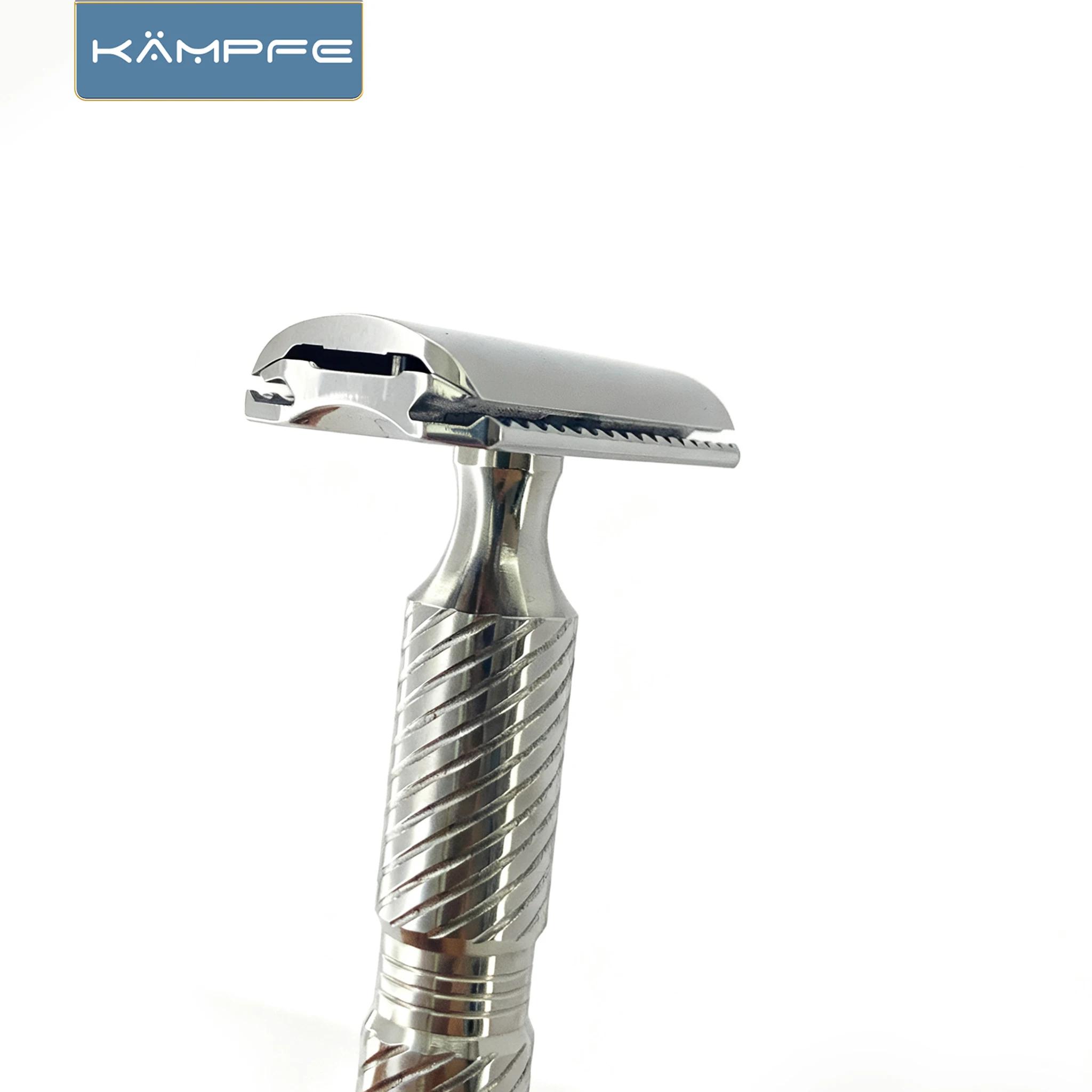 KAMPFE – rasoir de Style sécurité en acier inoxydable, rasoir Durable à Double tranchant, Kit de toi