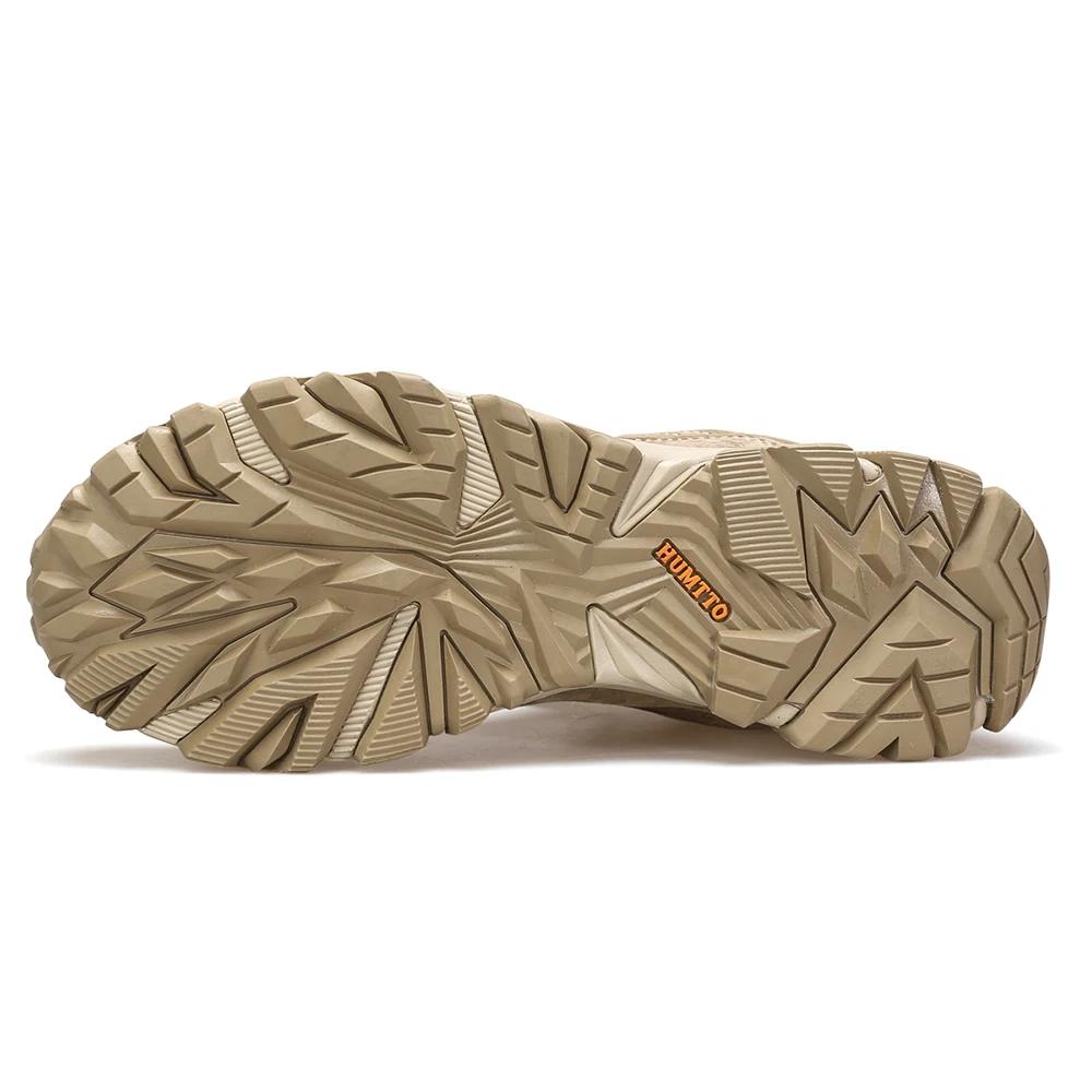 Bottes randonnée hiver cuir véritable pour hommes - Trekking, camping, baskets respirantes