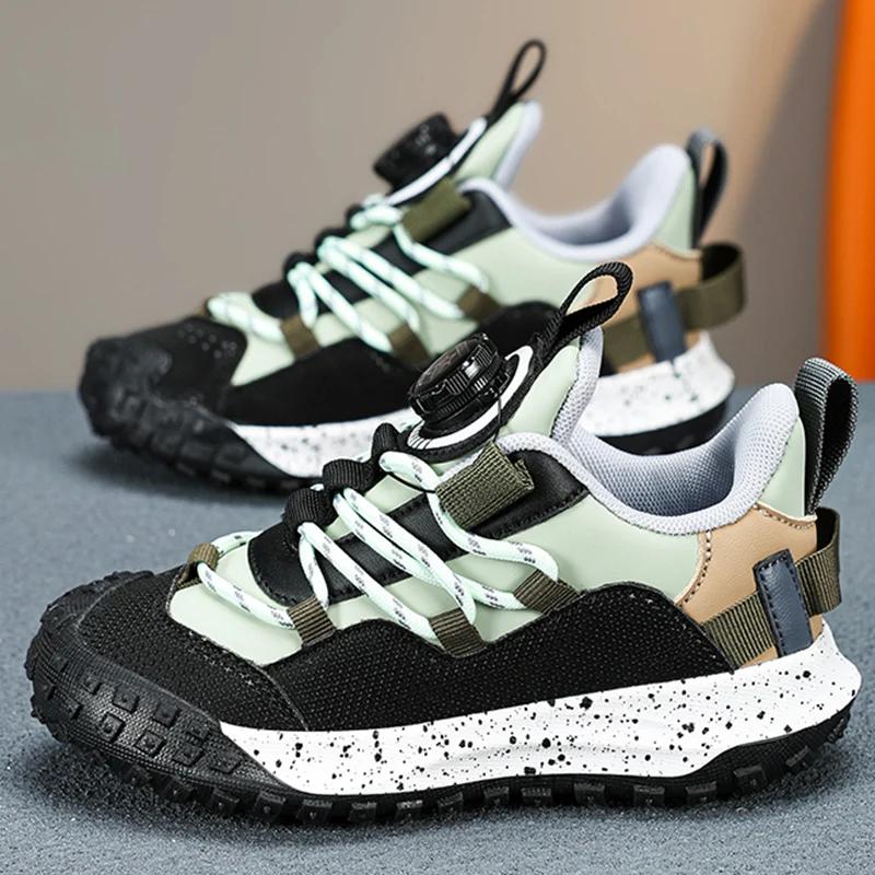 Chaussures de basket-ball pour enfants, chaussures de course confortables et antidérapantes pour ent