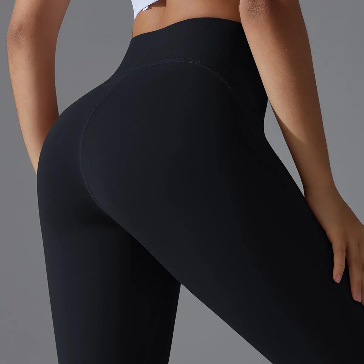 Pantalon de Yoga taille haute pour femmes, ajusté, Sexy, pêche, levage des hanches, exercice de gymn