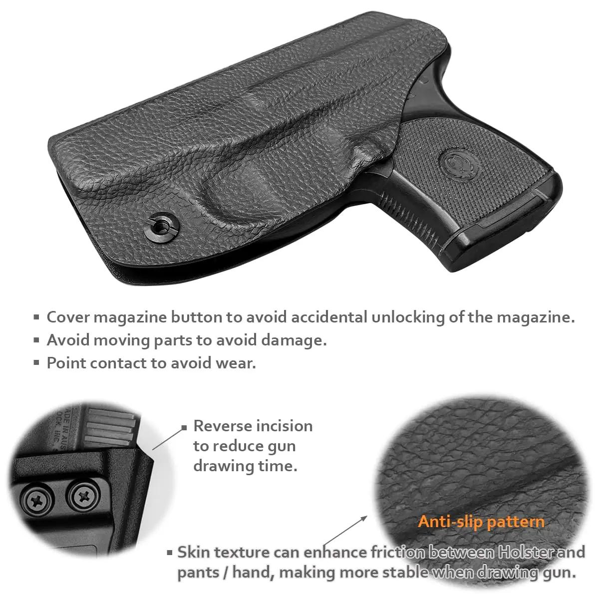 POLE. LosFT-Étui Ruger LCP 380, derdonoglyph Kydex, sans accessoires de rêves tels que la lumière ou