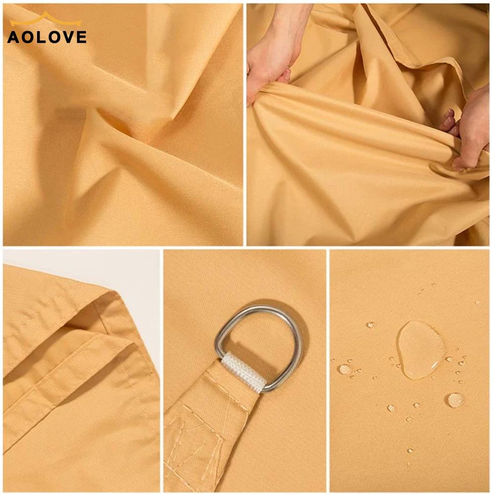 Abri solaire étanche Triangle pare-soleil Protection couverture extérieure jardin Patio piscine ombr