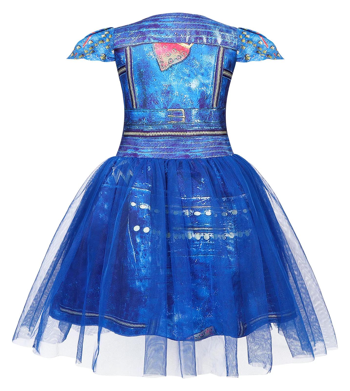 Enfants souhait Asha d-descendants 3 Mal Costume filles Evie Cosplay Costume enfants Fantasia Hallow