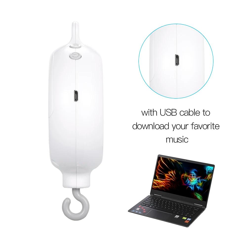 Boîte à musique télécommandée pour enfants avec ligne USB, jouet musical de lit, 35 chansons, cloche