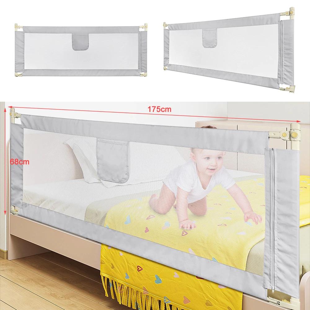 1 barrière de lit portable, barrière de lit pliable pour enfant, 12 mois-5 ans, barrière de sécurité