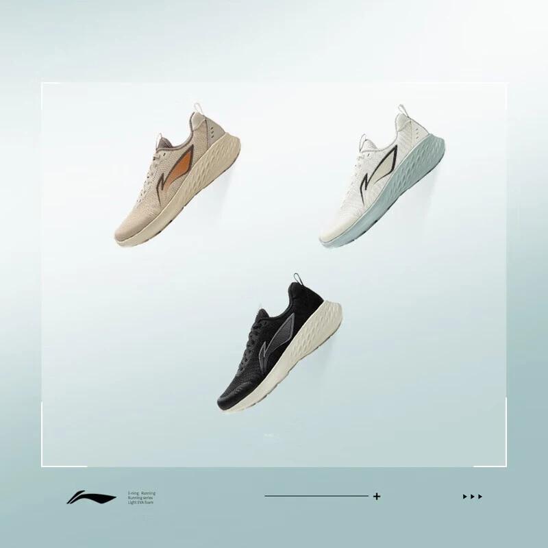 Li-Ning LIGHTCLOUD – chaussures de course pour hommes, baskets de sport respirantes et confortables,