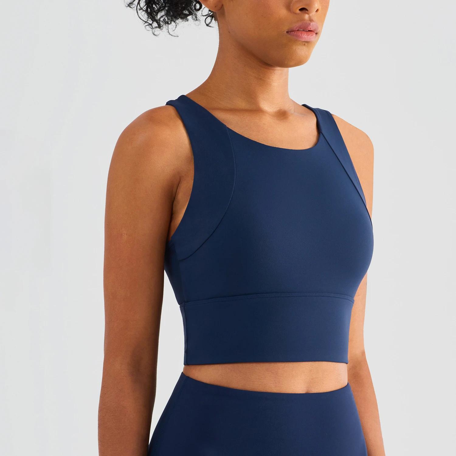 Soutien-gorge sport sexy femme - Haut élastique serré pour yoga gymnastique fitness