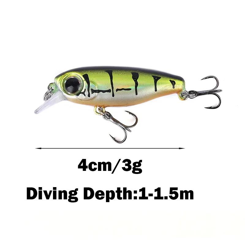 OUTKIT 2022 nouvelle arrivée conception japonaise petits leurres leurre de pêche 3g 40mm coulant vai