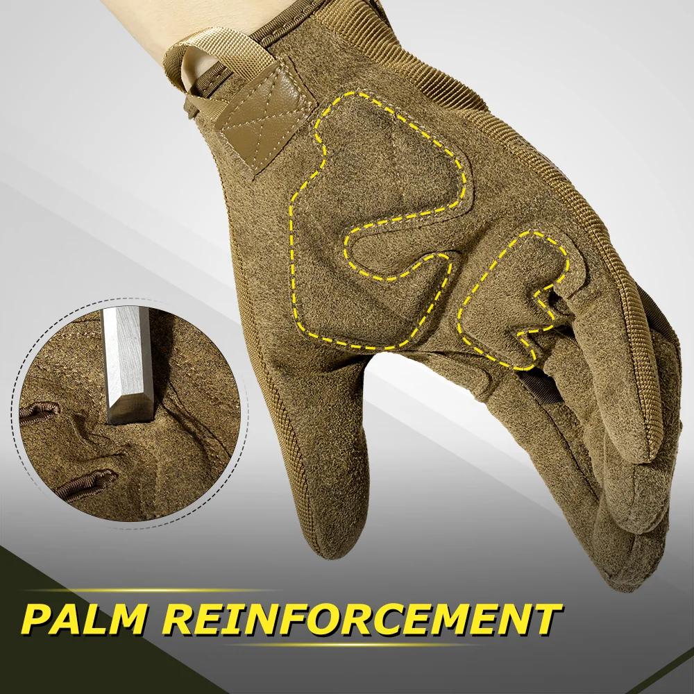 Gants tactiques d'extérieur pour écran tactile, entraînement, Sport, escalade, tir, chasse, équitati