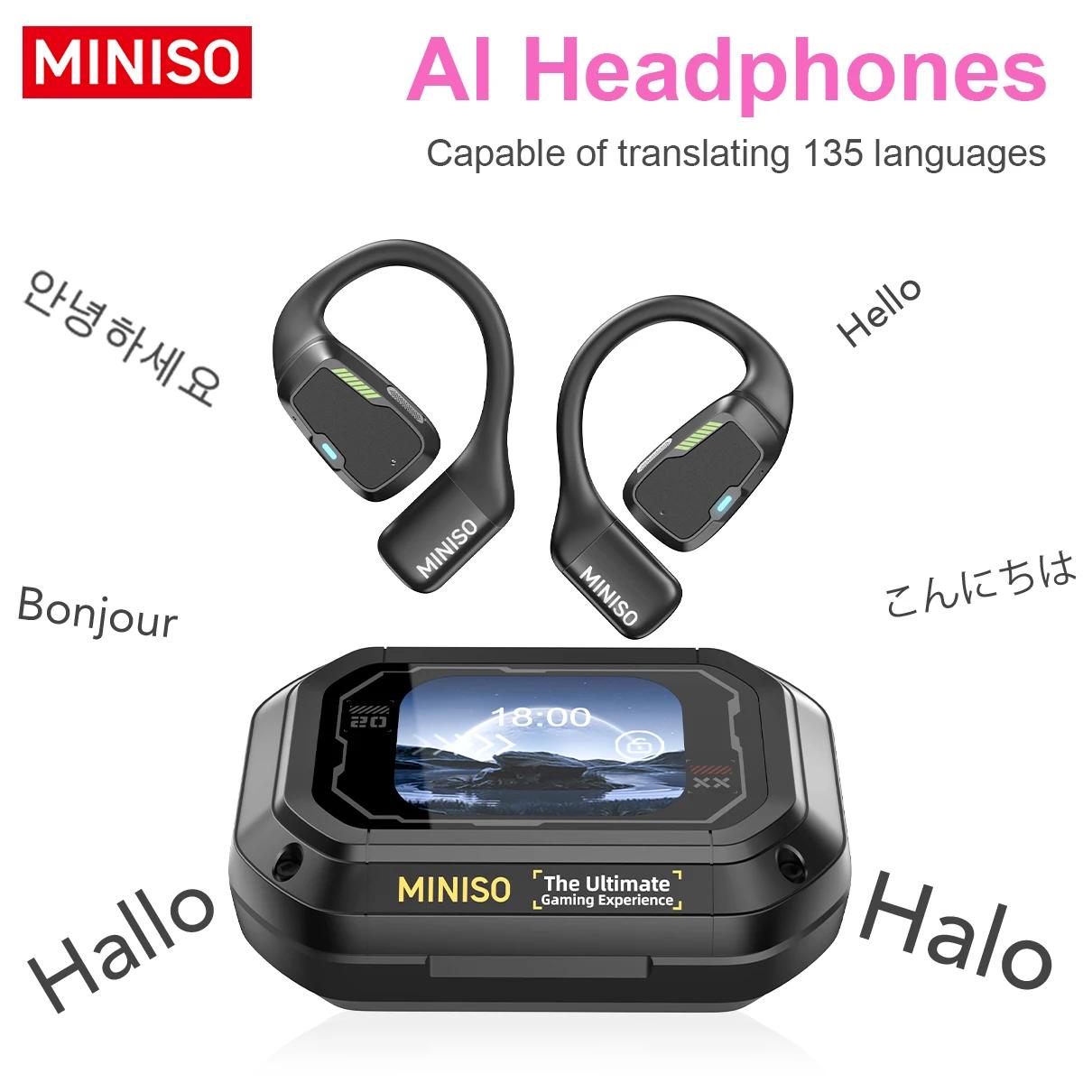 Traducteur écouteur MINISO M98 AI casque sans fil bureau Chat casque ASMR casque bricolage APP AI ca