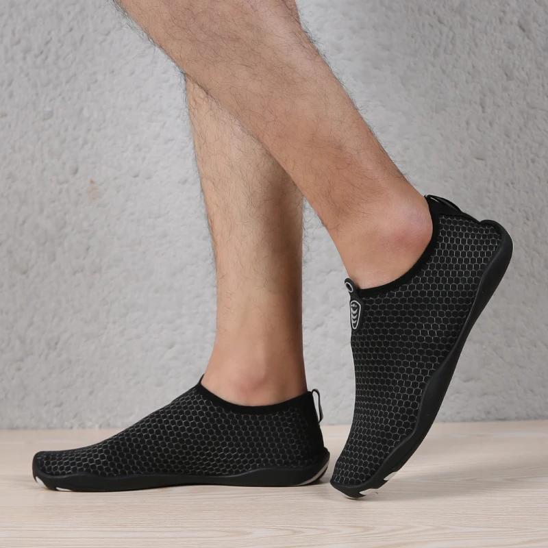 Chaussures d'eau hommes pieds nus séchage rapide baskets plage sports aquatiques randonnée surf