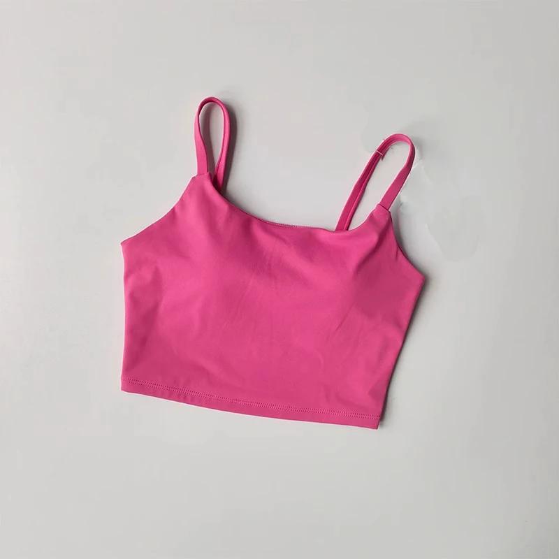 Gilet à bretelles intégré femme sous-vêtements sport soutien-gorge beauté dos fitness
