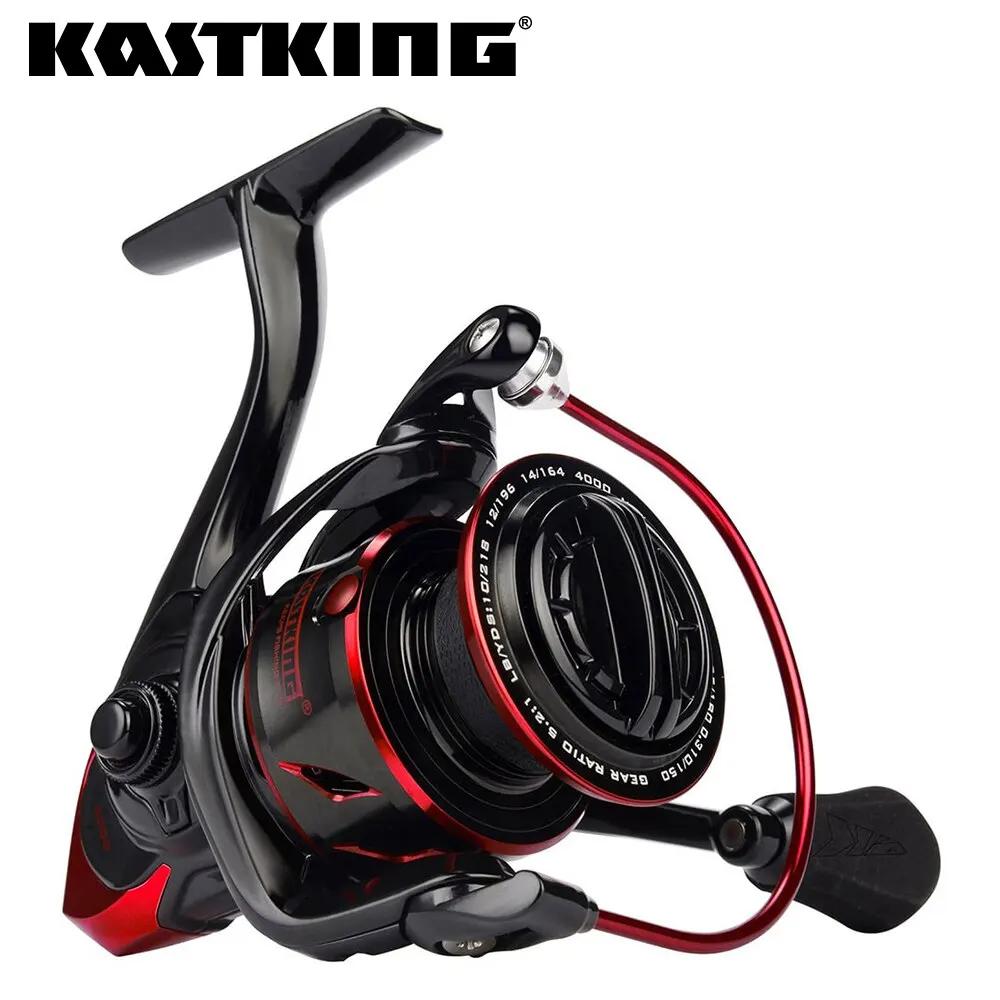 KastKing-Moulinet Sharky III Ball BearTrinity, 10 + 1, 18kg Max Drag, Corps en métal durable, Moulin
