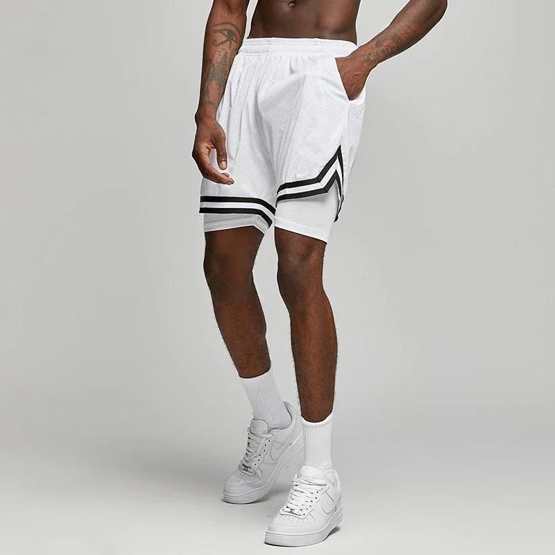 Shorts de basket-ball amples unisexe - Anti-lumière pour été, entraînement et course - Style américain