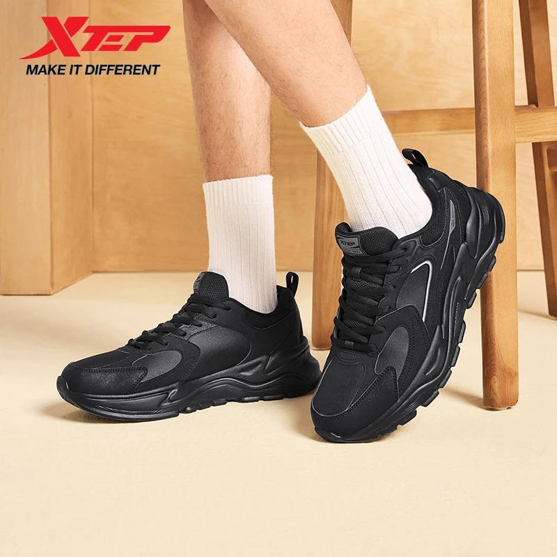 Xtep chaussures décontractées pour hommes 2025 hiver Style de rue coussin léger résistant à l'usure