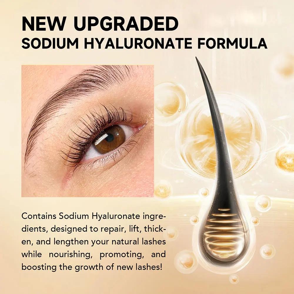 Gollee Kit de permanente de levage de cils rehausseur de cils naturels longue durée 4-6 semaines tei