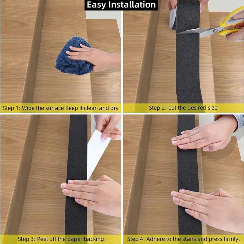 Bande de Traction antidérapante, autocollants antidérapants pour l'extérieur, pour personnes âgées,