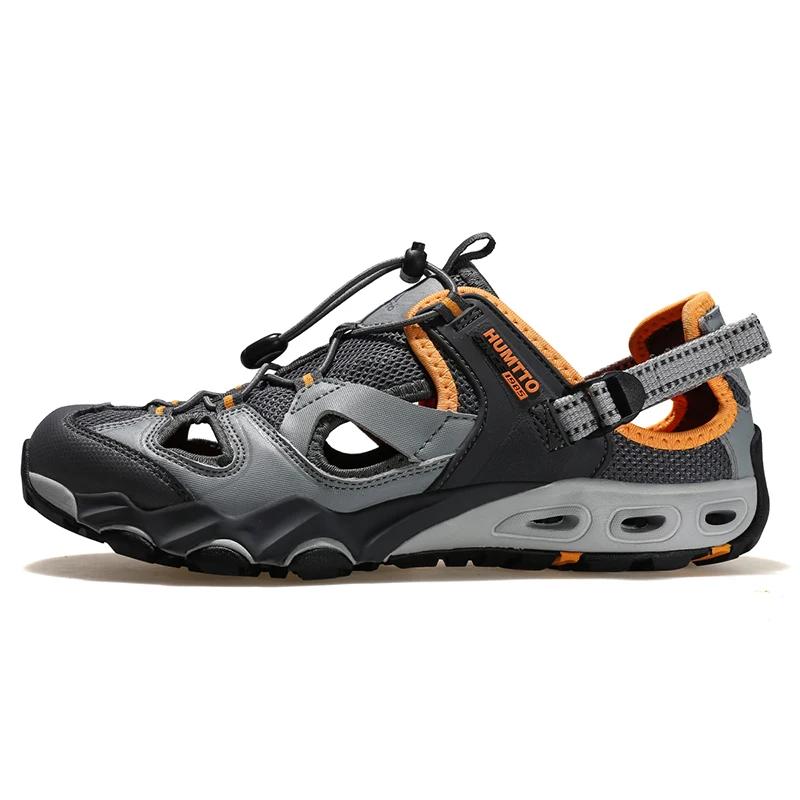Chaussures randonnée respirantes HUMTTO hommes - Baskets sport été décontractées outdoor polyvalentes