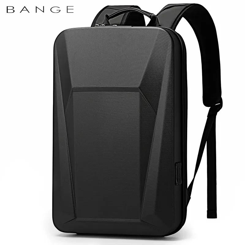 BANGE sac à dos multifonction série coque dure hommes Anti-vol étanche ordinateur portable mâle sac