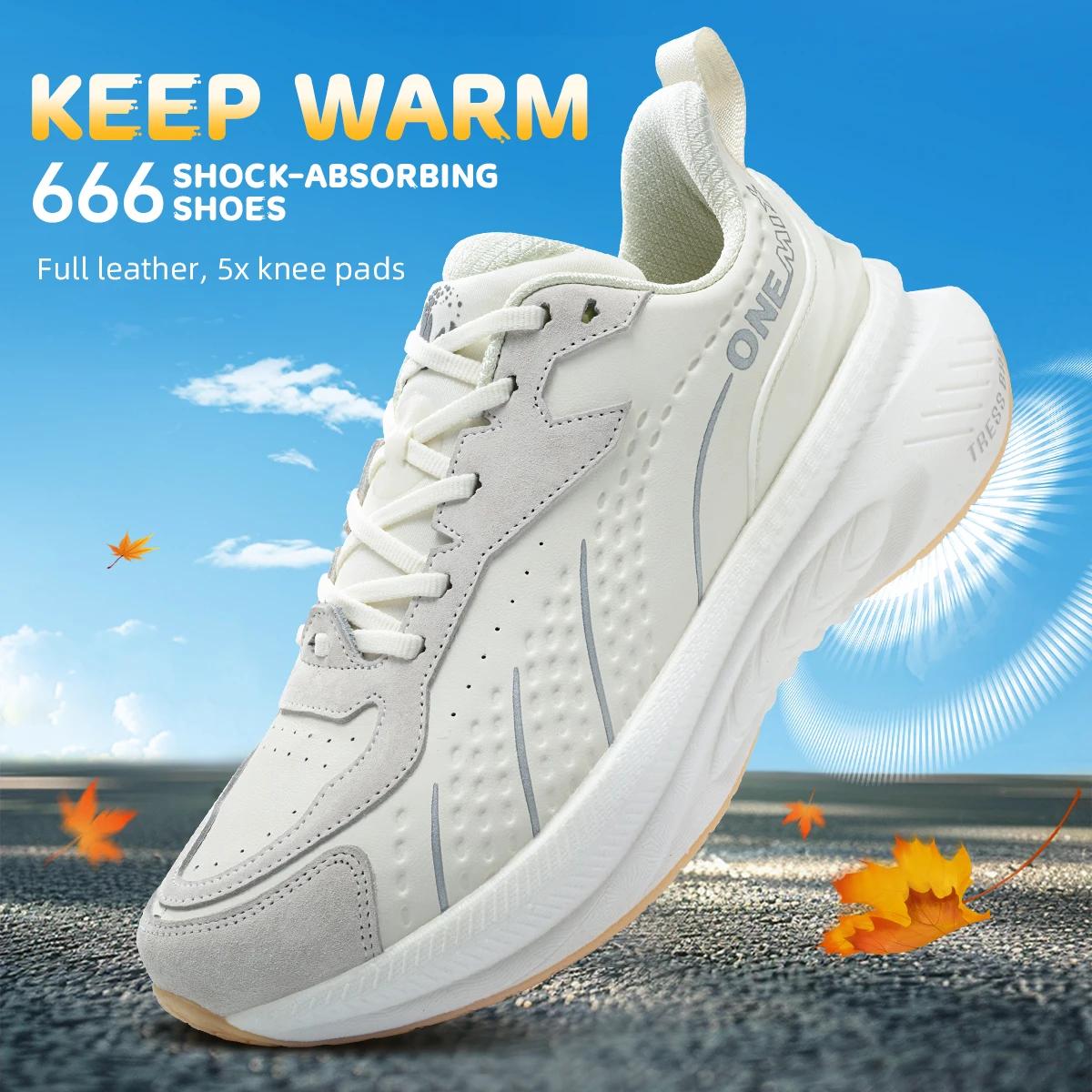 ONEMIX 2025 chaussures de sport femmes automne et hiver couverture en cuir froid imperméable léger c