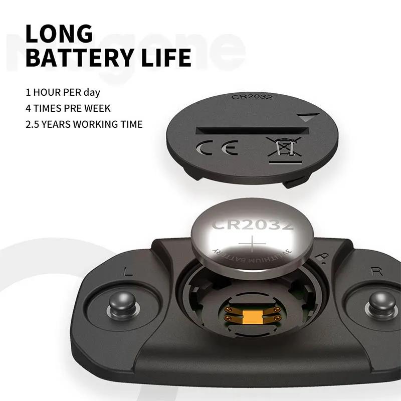 Magene Capteur de Fréquence Cardiaque avec Sangle de Poitrine, Moniteur, Ordinateur, Double Mode ave