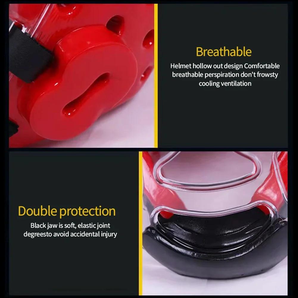 Casque de boxe pour taekwondo, Sanda rika, protection de tête, équipement de sauna, anneau de Rotter