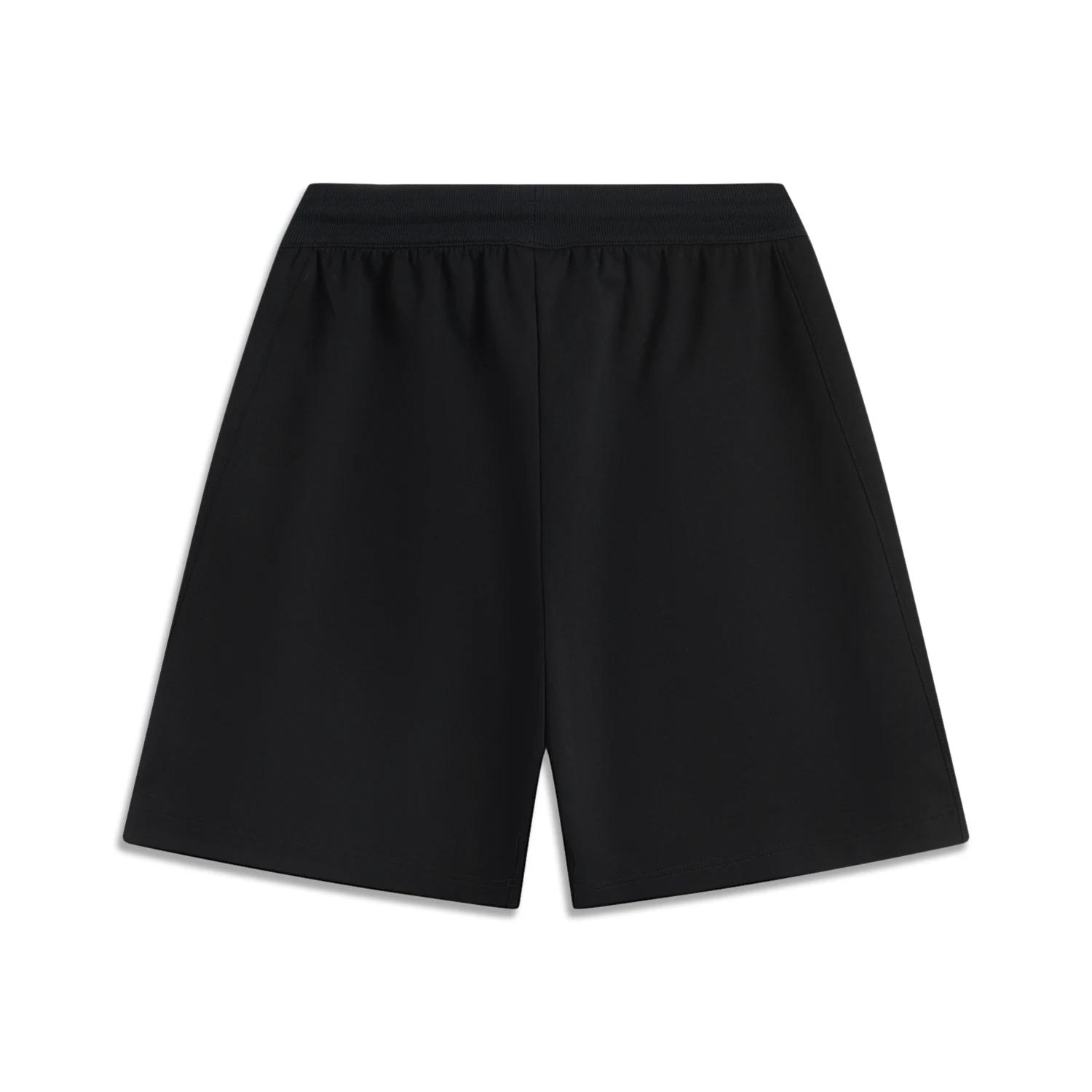 Li-Ning Short de sport pour hommes AT DRY FREEZE Coupe ample 54% coton 46% polyester Confortable LiN