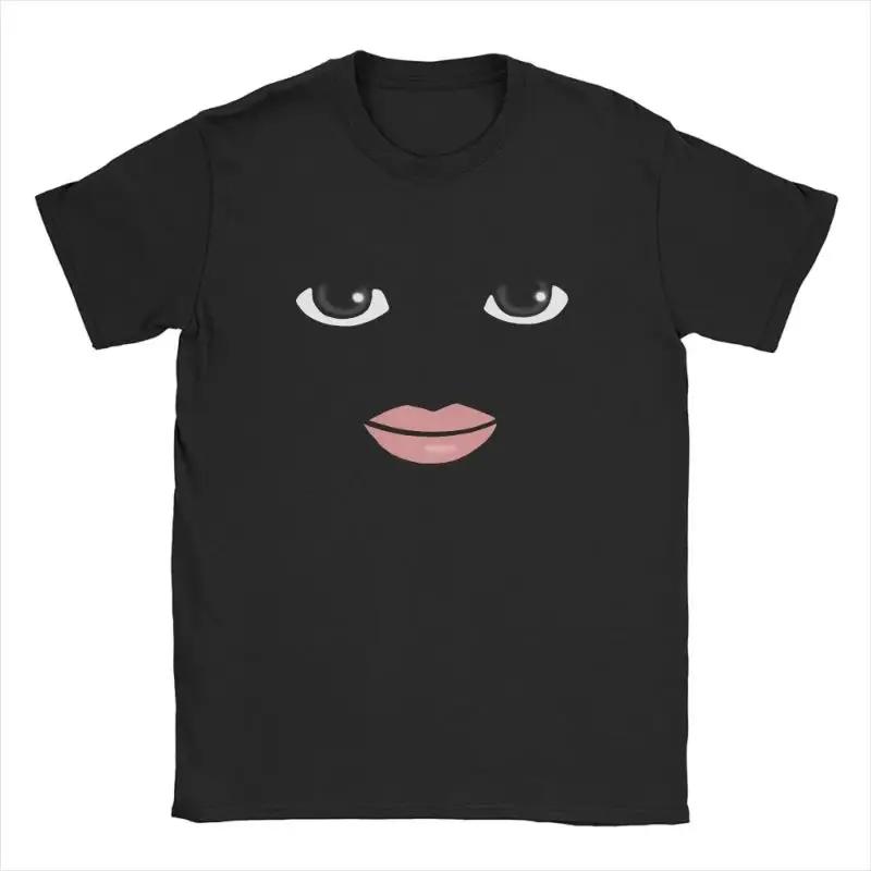 T-shirts graphiques à manches courtes pour hommes et femmes, nouveauté Robloxs Face Game Meme, mode