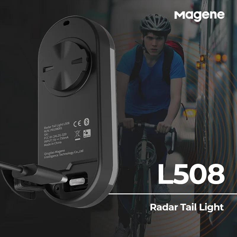 Magene Radar feu arrière de vélo L508 lampe de détection de frein arrière de vélo tige de selle char