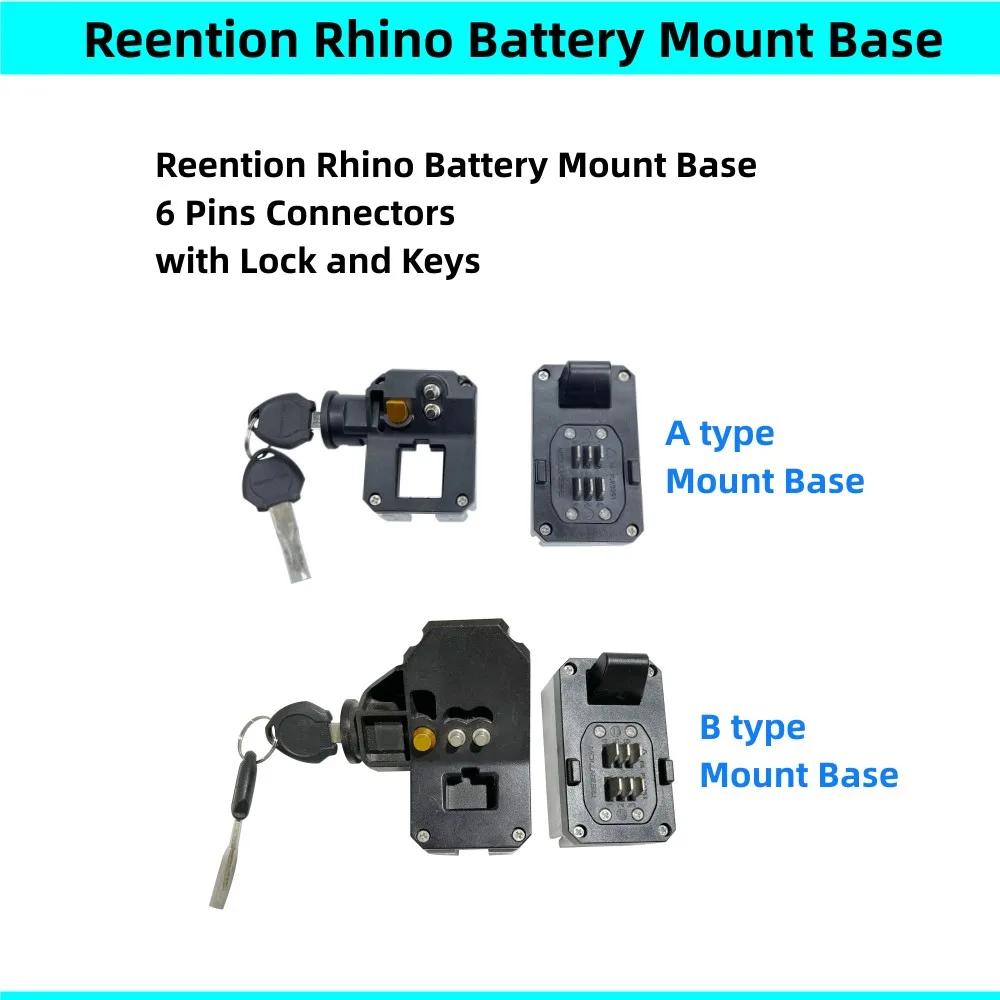Reention – support de batterie pour vélo électrique, Base de montage, Rhino 21700 18650, Dengfu E55,