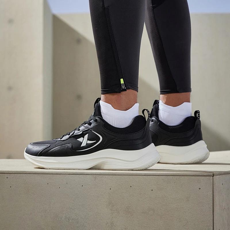 Xtep-Chaussures de course légères et respirantes pour homme, baskets de sport à rebond avec baume an