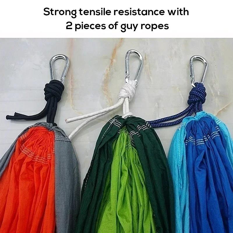 Hamac Parachute ultraléger, moustiquaire de chasse pour Double personne, Camping, loisirs, Hamak, li