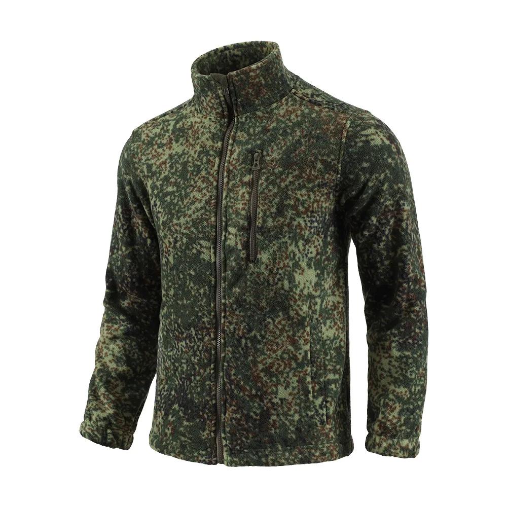 Veste polaire de Camouflage d'extérieur, Cardigan polaire Double face, veste tactique, combinaison d