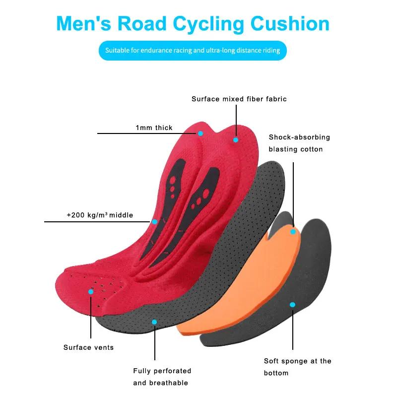 X-TIGER cuissard de cyclisme Pro Licra UPF50 + VTT respirant hommes 5D rembourré collants d'équitati