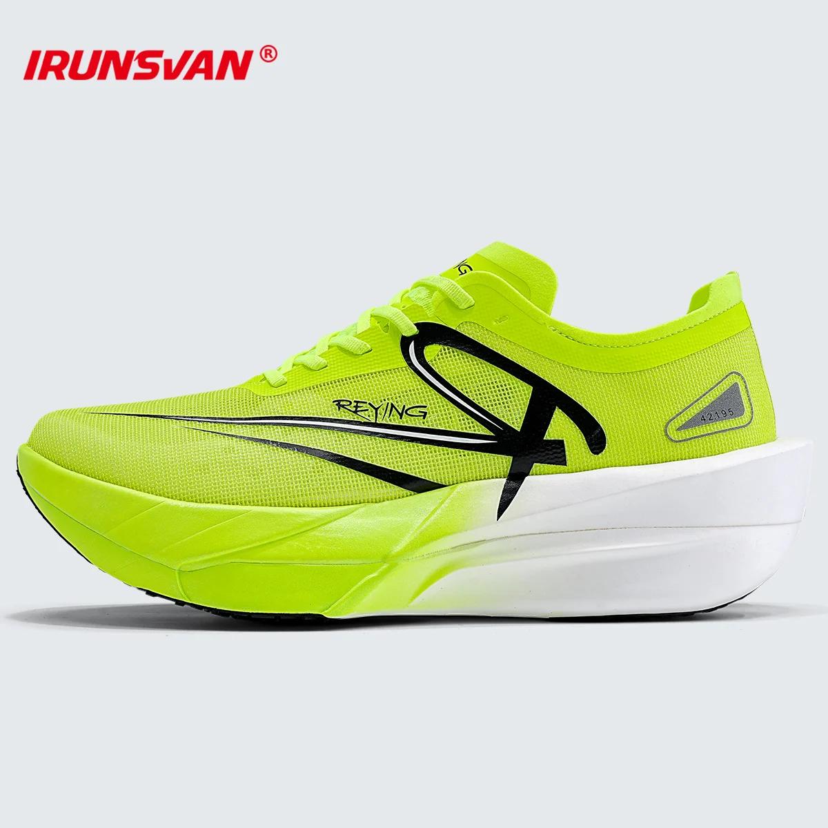 IRUNSVAN – chaussures de course professionnelles pour hommes et femmes, plaque entièrement en carbon